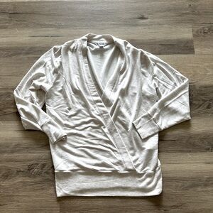 Athleta Purana V-Neck Wrap Sweatshirt